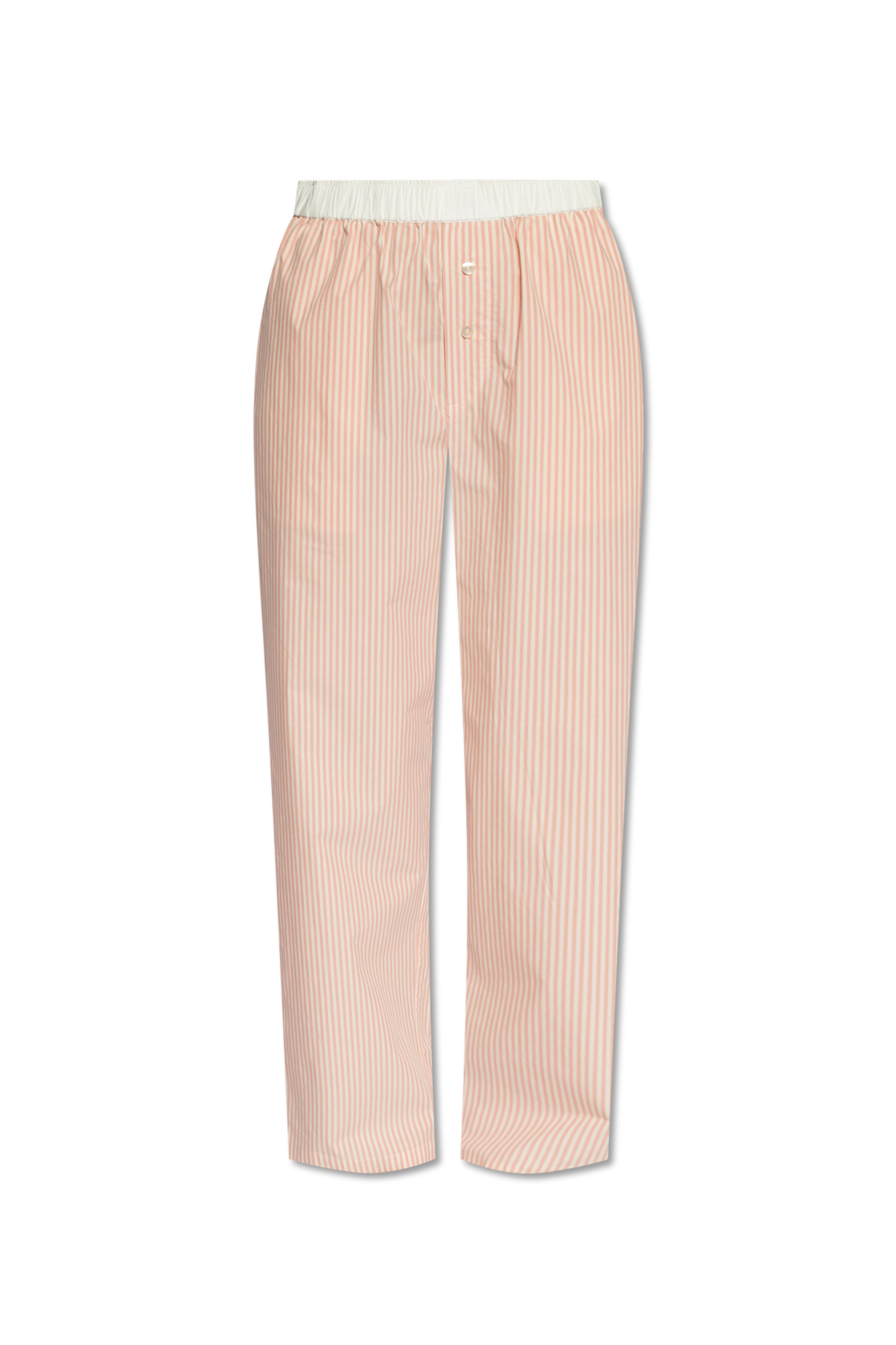 J Brand Halbhohe Straight-Leg-Jeans Schwarz - Pink 'Helsy